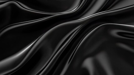 Obraz premium Minimalist black background with an elegant sheen effect, ideal for creating a modern and sophisticated visual style.