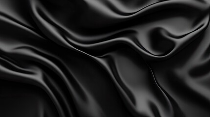 Fototapeta premium Minimalist black background with an elegant sheen effect, ideal for creating a modern and sophisticated visual style.