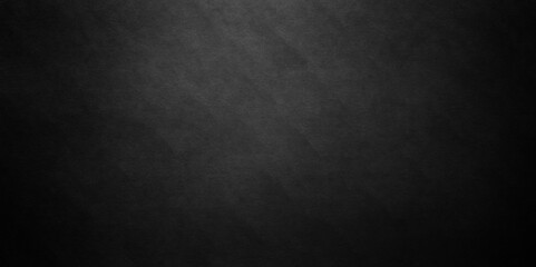 Dark Black background texture, old vintage charcoal black backdrop paper with watercolor. Abstract background with black wall surface, black stucco texture. Black gray satin dark texture luxurious.