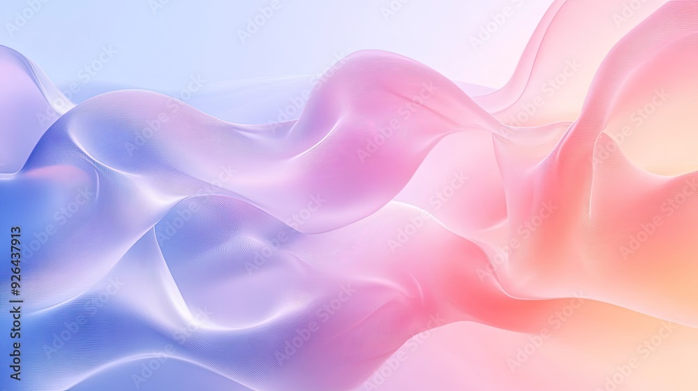 Poster soft, gradient abstract background with flowing colors transitioning smoothly. great for stylish web