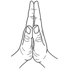 namaste gesture