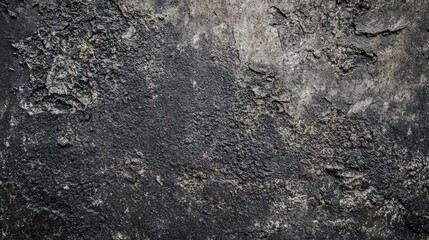 Weathered dark concrete texture background with visible wear and tear, perfect for adding a raw, authentic feel to design banners.