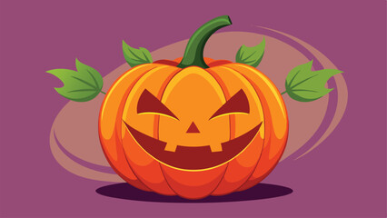 halloween pumpkin on a white background