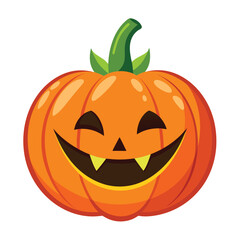halloween pumpkin on a white background