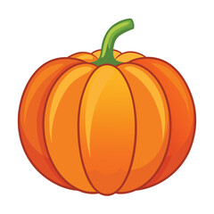 halloween pumpkin on a white background
