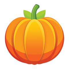 halloween pumpkin on a white background