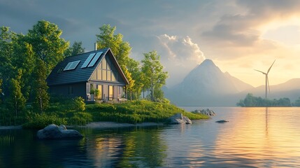 Fototapeta premium Energy Conservation Strategies for Environmental Sustainability