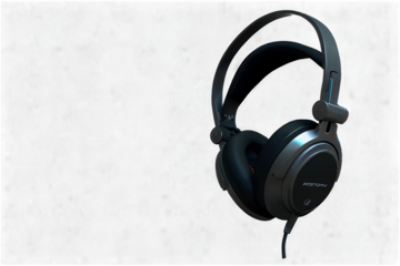 headphones music isolated on transparent background headphones Bluetooth
