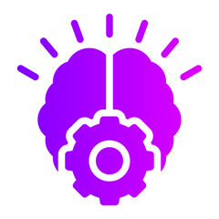 Obraz premium ability gradient icon