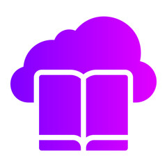 cloud gradient icon