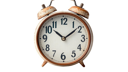 Vintage and modern alarm clock isolated on black, symbolizing punctuality, time management, and urgency. Ideal for businesses related to productivity tools, scheduling, or educational services.