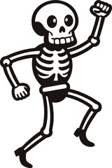 skull and bones Spooky Halloween