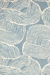 Textured Wallpaper Pattern in Organic Geometric Style with Random Pantone Colors and White Lines Reminiscent of Japanese Bohemian Nordic Boho Woodblock Prints