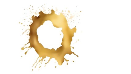 Obraz premium A gold stain ring