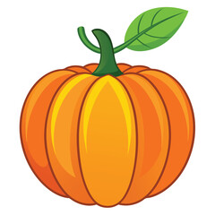 halloween pumpkin on a white background