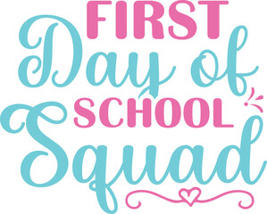 Back to School SVG Vector Design. Notebook, Pen, Pencil, Colors, Ruler, Magnifying Glass, Eraser, Paper Clip, Sharpener.