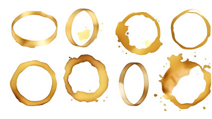 A gold stain ring
