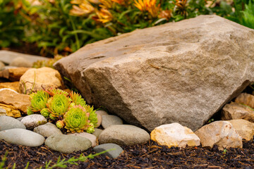 stone, garden, stone in the garden