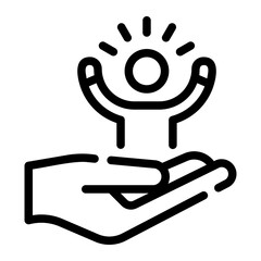 mentorship line icon