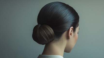 modern hairstyle with straight