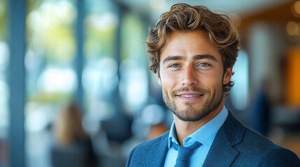 Fototapeta premium headshot of a handsome man