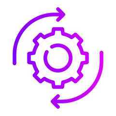 synergy gradient icon