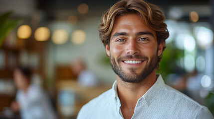 Fototapeta premium headshot of a handsome man
