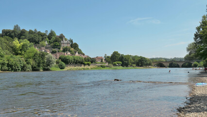 Limeuil, confluent de la Vézère et de la Dordogne, Périgord Noir, France