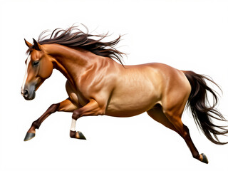 Naklejka premium Graceful Horse Galloping