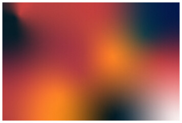 retro abstract gradient background with grain texture