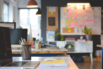 modern business office with unique style