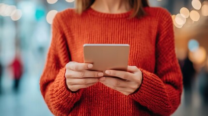 Happy Shopper Adding Discounted Electronics to Cart on Black Friday, E-commerce Shopping with Copy Space