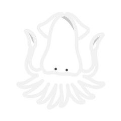 いか　イラスト
