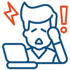 Panic Attack Icon