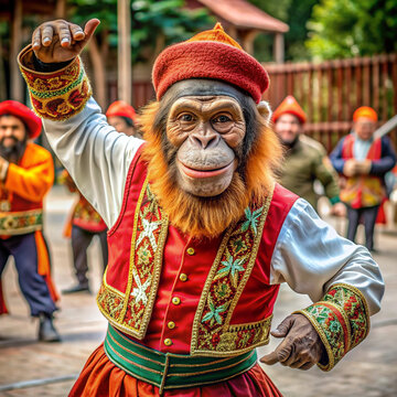 Turkish, Turkish Halay, Turkish Culture, Halay, Halaying Monkey, Halaying Orangutan, Halay