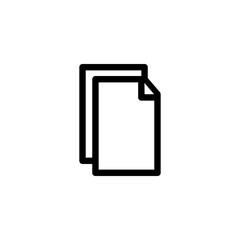 Copy icon vector. Save icon.