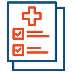 Obraz premium Medical Report Icon