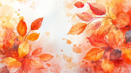 Clip art background wallpaper of autumn leaves