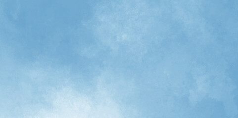 Abstract blue watercolor on white background. Blue sky background cloud. Abstract color splash design. Background with space.