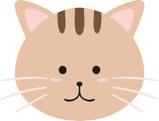 Cute Doodle Cat Illustration