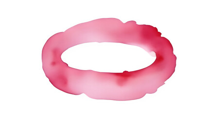 A pink stain ring