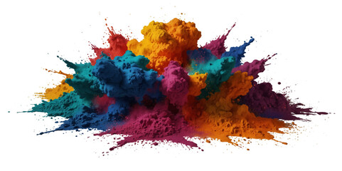 Beautiful rainbow festival background.  