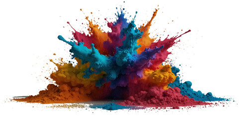 Beautiful rainbow festival background.  