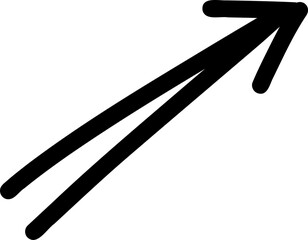 Hand Drawn Doodle Arrow