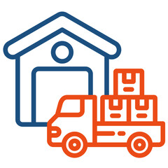 Distribution Center Icon