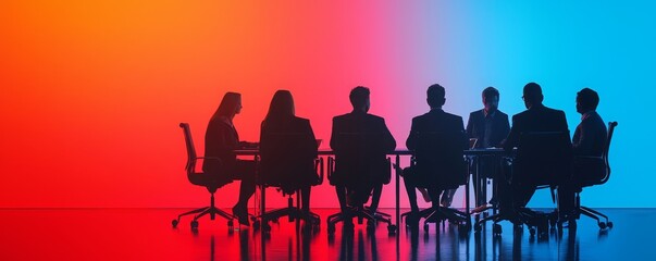 Diverse group of people in a boardroom with transparent walls, symbolizing equity in decision-making