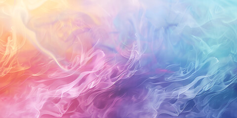 Obraz premium Vibrant Rainbow Smoke Background Texture