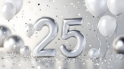 Elegant 25th Silver Anniversary Celebration