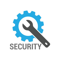 Setting icon vector Gear logo design