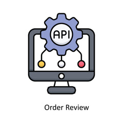 Reviews vector filled outline Icon Design illustration. Design And Development Symbol on White background EPS 10 File